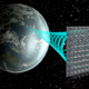 Conceptual image of a space-based solar power farm. (Image: JAXA)